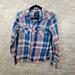 American Eagle Outfitters Tops | American Eagle Button Down Top Women's Medium | Color: Blue/Pink | Size: M