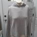 Athleta Tops | Athleta Off White Cotton And Silk Blend Hooded Sweater. Small | Color: Gray/White | Size: S
