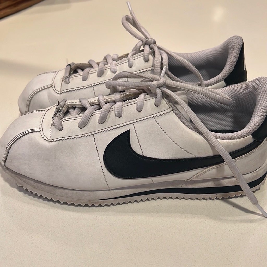 Nike Shoes | Boys Size 6.5 Y Nike Cortez Shoes | Color: Black/White | Size: 6.5bb