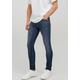 Skinny-fit-Jeans JACK & JONES "JJILIAM JJORIGINAL JOS 047 50SPS" Gr. 34, Länge 34, blau (blue denim) Herren Jeans Skinny-Jeans