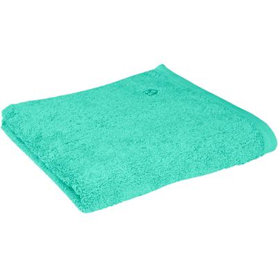 Handtuch ROSS "Vita", blau (lagune), B:50cm L:100cm, Frottier, Obermaterial: 100% Baumwolle, Handtücher (Packung), Bestickung ROSS-Emblem Image