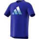 ADIDAS Kinder Shirt B TI TEE, Größe 176 in Blau