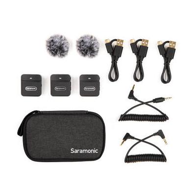 Saramonic Blink 100 B2 2-Person Digital Camera-Mount Wireless Clip-On Microphone Syst BLINK100B2