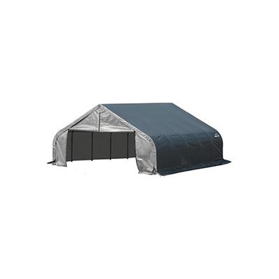 ShelterLogic 18x28x11 ShelterCoat Peak Style Shelter (Gray Cover)