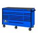 Extreme Tools RX Series 72-Inch Blue 19-Drawer Roller Cabinet with Black Trim