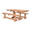 All Things Cedar 3-Piece 6-Foot Market Table Set