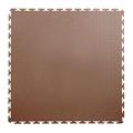 Lock-Tile 7mm Brown PVC Smooth Tile (30 Pack)