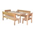 Creekvine Designs 94" Red Cedar Chickadee Dining Set