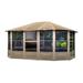 Gazebo Penguin Florence 12 ft. x 15 ft. Solarium with Metal Roof (Sand)