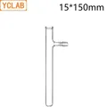 YCLAB-Tube à essai avec tube latéral Borosilicate équipement de chimie de laboratoire gaz simple