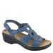 Clarks Merliah Derby - Womens 7.5 Blue Sandal N