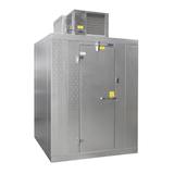 Norlake KODF8788-C Kold Locker Outdoor Walk-In Freezer w/ Left Hinge Door - Top Mount Compressor, 8' x 8' x 8' 7"H, Floor