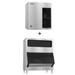 Hoshizaki F-1501MAJ-C/B-1150SS 1327 lb Nugget Commercial Ice Machine w/ Bin - 1148 lb Storage, Air Cooled, 208-230v/1ph, Cubelet Ice, Stainless Steel