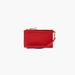 The Leather Top Zip Wristlet Bag