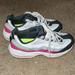 Nike Shoes | Air Max 95 Size 3y 3 Kids Girls Black Pink Shoes | Color: Gray/Pink | Size: 3g