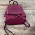 Kate Spade Bags | Kate Spade Backpack Crossbody Purse School Work Travel Pockets Phone Good Shape | Color: Red | Size: Os