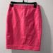 J. Crew Skirts | J. Crew No. 2 Pink Pencil Skirt Cotton Size Zero Skirt | Color: Pink | Size: 0