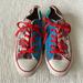 Converse Shoes | Custom Converse Blue And Red Rose Polka Dot | Color: Blue/Red | Size: 8.5