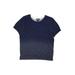 Lands' End Pullover Sweater: Blue Polka Dots Tops - Kids Girl's Size Large