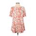 O'Neill Casual Dress - DropWaist: White Floral Dresses - Women's Size X-Small