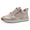 Keilsneaker TAMARIS, Damen, Gr. 36, rosa (rosé), Textil, Lederimitat, sportlich, Schuhe, Freizeitschuh, Halbschuh, Schnürschuh in schmaler Form, Topseller
