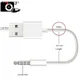 Câble adaptateur Audio et transfert de données pour iPod Shuffle 3rd 4th 5th 10cm USB 3.5 vers
