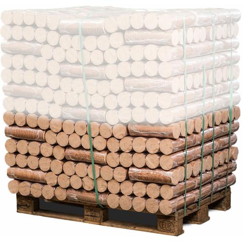 Premium Buchenholzbriketts 480kg Palette / Briketts für Kamin und Kaminofen, Holzbriketts Hartholz