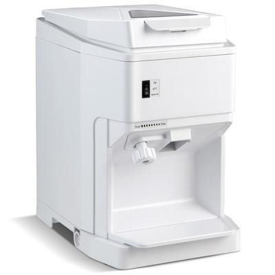460W Snow Cone Maker Machine Shaver Adjustable-White - 16 x 12 x 18 inch(L x W x H)