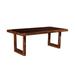 Sari 80 Inch Dining Table, Acacia Wood, Uniquely Salvaged Look, Brown