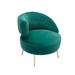 Geometric Design Accent Open Back Chair Arm Chairs Modern Comfy Polyester Padded Seat Leisure Single Chair for Living Room
