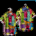 Men s Cat Button Shirts Button Shirts Hawaiian Shirt Tops Button Pocket Stand Collar Shirt Tops Plus Size S-8XL