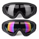 2PCS New Outdoor Sports Moto Cycling Snowboard Lens Frame Eyewear Glasses Ski Goggles Winter Windproof MULTICOLOR&BLACK