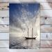Sailboat Sun Sky Canvas Wall Art For Living Room Modern Artwork Sailboat Sun And Sky Modern Artwork Framed Ready To Hang For Bedroom Living Room Home Office Decor 16x24 Inch