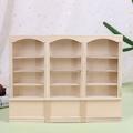 JETTINGBUY 1Pc 1:12 Dollhouse Mini Bookcase Display Shelf Bookshelf Locker Doll House Decor