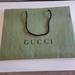 Gucci Bags | Authentic Gucci Large Green Shopping Gift Bag | Color: Black/Green | Size: Os