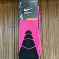 Nike Underwear & Socks | Nike Football "Elite Vapor" Cushioned Men's/Women's Crew Socks Cushioned Bumps | Color: Black/Pink | Size: Various