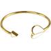 Kate Spade Jewelry | Kate Spade Gold Heart And Arrow Cuff Bangle Bracelet | Color: Gold | Size: Os