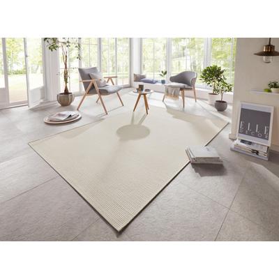 Teppich ELLE DECORATION "Millau" Gr. 4, beige (creme), B:160cm H:4mm L:230cm, Kunstfaser, Teppiche, Flachgewebe, In-& Outdoor, Modern, Terrasse, Balkon, Wohnzimmer Image