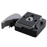 Andoer-2 323 Quick Release Clamp Adapter + Quick Release Plate Compatible for Manfrotto 200PL-14 Compat Plate