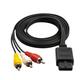 1.8m for Nintendo 64 Audio TV Video Cord AV Cable to RCA for Super Nintend Game Cube N64 SNES