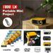 A2000 Mini Portable Projector LCD 800 lumen Projectors Home Theater Yel US Plug