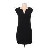 See U Soon Casual Dress - Sheath V Neck Short sleeves: Black Print Dresses - New - Women's Size 1