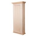 Winston Porter Cora-Mae Lemonwood On The Wall Cabinet 37.5H X 15.5W X 5.25D/Finish: Primed Solid Wood in Brown/Green | Wayfair