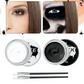 Kit de peinture pour le visage et le corps blanc et noir pigment de dessin pour club photoshoot