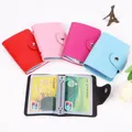 Porte-cartes en plastique double face pour hommes et femmes portefeuille multicolore sac