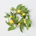 Primrue 24" Floral Wreath in Yellow | 17 H x 17 W x 3 D in | Wayfair 4F3156D2689A4498BB773F4132C04D44