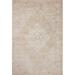 Gray 46 x 27 x 0.25 in Area Rug - One Allium Way® Newmarket Loloi II Odette Beige/Silver Area Rug Polyester | 46 H x 27 W x 0.25 D in | Wayfair