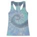 Colortone CI3400 Women's Racerback Tank Top in Lagoon size Small | Cotton/Polyester Blend