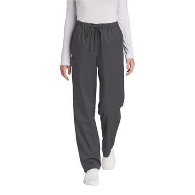 Wonderwink WW4550P Women's Petite WorkFlex Cargo Pant in Pewter size SP | Polyester Blend