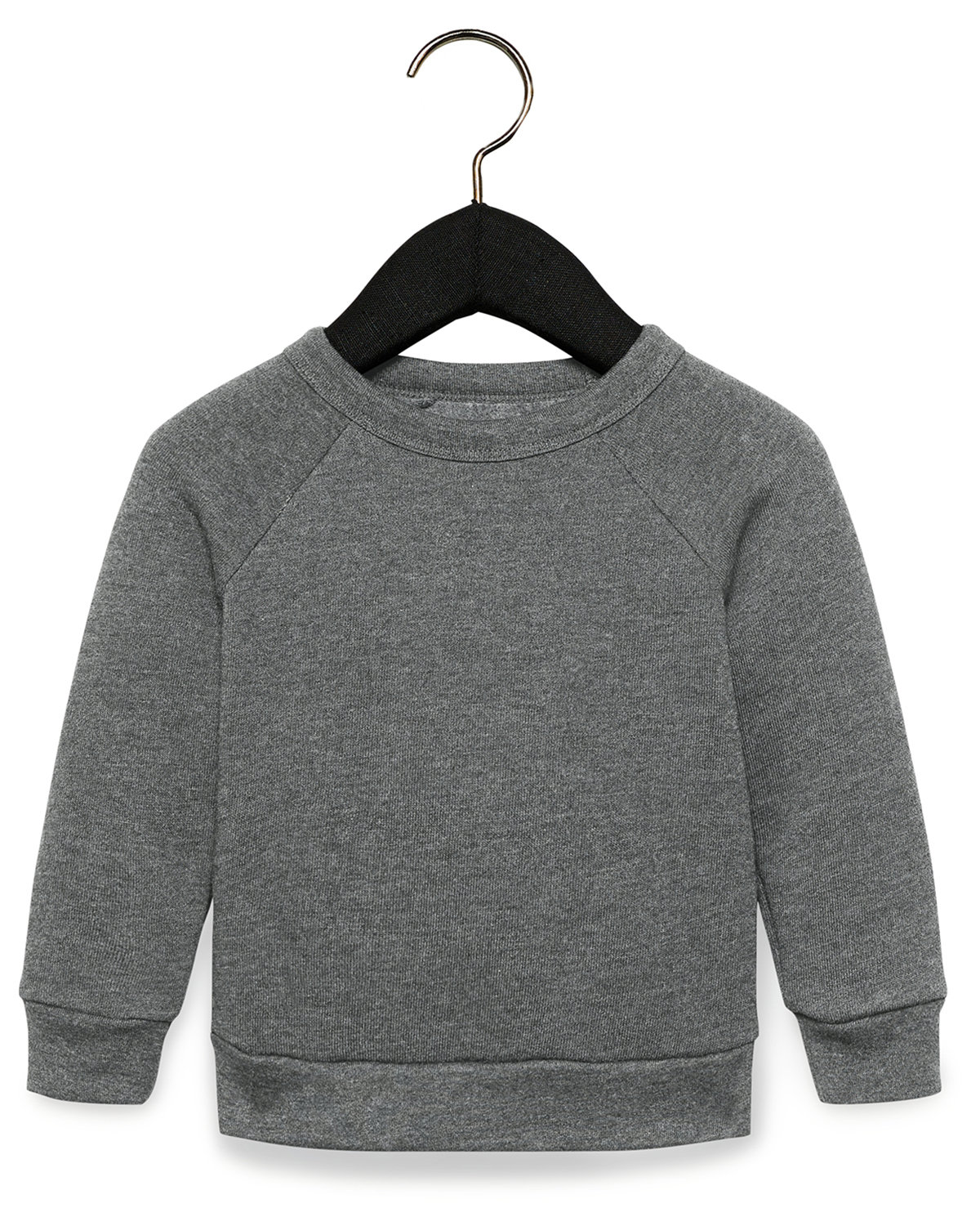 Bella + Canvas 3901T Toddler Sponge Fleece Crew in Deep Heather size 4T | Cotton/Polyester Blend - Bella + Canvas
